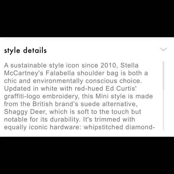 SOLD ‼️ Stella Mccartney Ed Curtis Mini Falabella Ba - Picture 6 of 15